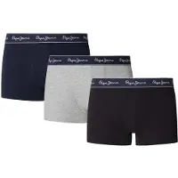 Pepe Jeans Pepe Solid Boxers 3 Enheter