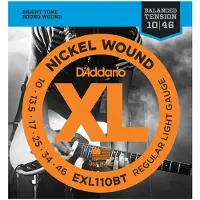Daddario EXL110BT Nickel Wound Balanced Tension Regular Light 10-46