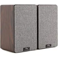 AVCOM 6" bokhyllehøyttalerpar valnøtt