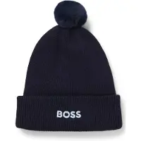 BOSS Lue - Strikk - Navy m. Dusk - - 50 cm - Lue