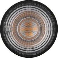 Paulmann LED-reflektor GU10 7W, 2700K dimbar svart
