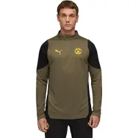 Puma Borussia Dortmund Training Quarter-Zip Top Men, Sport, Loden Green/Black, XL