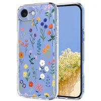 Mtp Products iPhone 16e/17e TPU-deksel med blomstermønster - tusenfryd