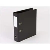 Lemvigh-Muller Brevordner Q-Line sort A4 metalskinne 75mm ryg - (10 stk.)