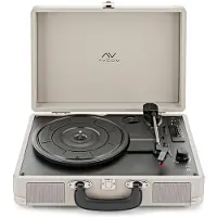 AVCOM Koffertturntable med Bluetooth Cream