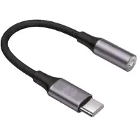 Forever Audio Adapter 3,5 mm - USB-C - Svart