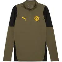 Puma Borussia Dortmund Training Quarter-Zip Top Men, Sport, Loden Green/Black, 3XL