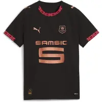 Puma Stade Rennais FC 25/26 Third Jersey Youth, Clothing, Black/Copper, 7-8Y