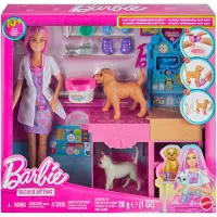 Barbie Du Kan Bli Veterinær Med En Lekesett-dukke