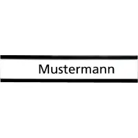 Franken - Magnetisk etikettholder - 6 x 1.5 cm - brun (en pakke 10)