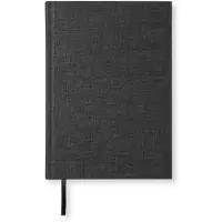 Adlibris Notatbok A5 Classic Linjert Transparent Svart Paperstyle