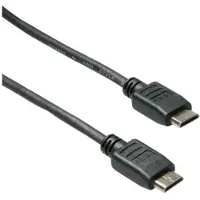 Icidu - HDMI-kabel - 19 pin mini HDMI Type C hann til 19 pin mini HDMI Type C hann - 1.8 m - svart