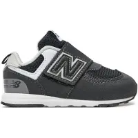 New Balance Sko - 574 - Black/Sølv Metallic - - 24 - Sko