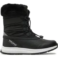 Viking Vintersko - Utstyr Varm WP Glidelås - Black/Granitt - - 38 - Vinterstøvler