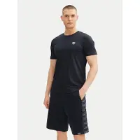 EA7 for man. 8NPT16_PJRGZ Premium Shield T-shirt navy (L), Casual, Viscose, Short sleeve