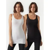 Vero Moda Maxi My Soft Ermeløs T-skjorte 2 Enheter
