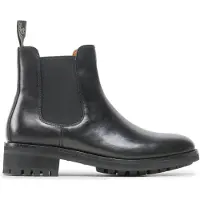 Ralph Lauren for man. 812754385001 Bryson leather ankle boots black (40), Flat, None, Casual