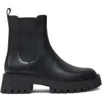 Michael Kors for woman. 40F4ASFE6L Black Asher Leather Ankle Boots (41), 3 to 5 cm, None, Casual
