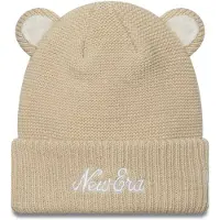 New Era Lue - Strikk - Light Beige - - 4-6 år (104-116) - Lue