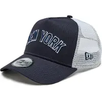 New Era Team Script New York Yankees Truckerlue