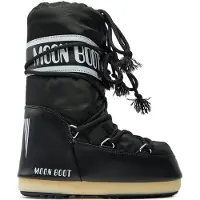 Moon Boot for woman. 80D1400440 Icon Nylon Boots black (31/34), Flat, None, Casual, Snow