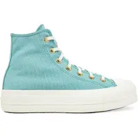 Converse Chuck Taylor All Star Lift Platform Gold Treningssko