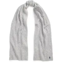 Ralph Lauren for woman. 455956296004 Gray cashmere and wool scarf (OSFA), Casual, Grey