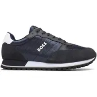 BOSS for man. 50498133 Parkour shoes navy (40), Flat, Laces, Casual