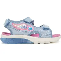 Geox Sandaler m. Lys - Cyberdrone - Sky/Fuchsia - - 33 - Sandals