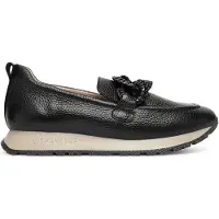 Hispanitas for woman. HI254238 Leather Moccasins Kansas Bolero black (40), Flat, 1 to 3 cm, None, Casual