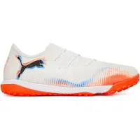 Puma FUTURE 8 MATCH TT Low Football Boots Unisex, Shoes, White/Black/Glowing Red, 46