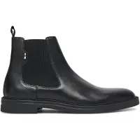 BOSS for man. 50552527 Calev Leather Ankle Boots black (42), Laces, Classic