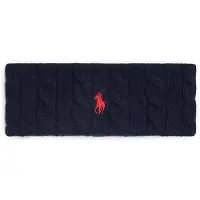 Ralph Lauren for woman. 455981426004 Marine wool and cashmere headband (OSFA), Casual, Kashmir, Navy