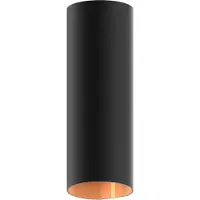 Calex LED utendørs LED-vegglampe Rund, opp/ned, høyde 23 cm, svart