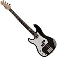 Gear4Music LA Vestrehendt Bassgitar fra Svart
