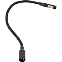 Gear4Music XLR Lampe for Miksing Pulter fra