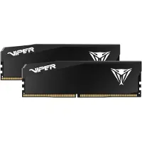 Patriot Memory PATRIOT VIPER ELITE 5 ULTRA - DDR5 - sett - 64 GB: 2 x 32 GB - DIMM 288-pin - 6400 MT/s / PC5-51200 - CL32 - 1.4 V - ikke-bufret - on-die ECC - svart