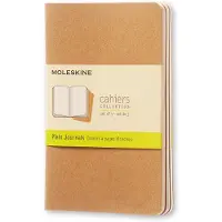 Moleskine Plain Cahier - Kraft Cover (3 Set)
