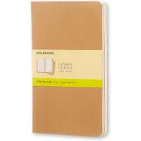 Moleskine Ruled Cahier L - Kraft Cover (3 Set)