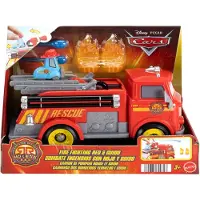 Disney Pixar Cars Disney and Pixar Cars Radiator Springs Race & Rescue Fire Fighting Red & Guido og tilbehør, Brannbil, 3 år, Plast, Flerfarget