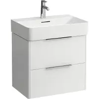 Laufen Base hvid vaskeskab med til skuffer - mål: H52,5 x B58,5 x D39 cm. Håndvask #626993000 bestilles særskilt.