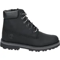 Timberland unisex for kids. TB0A28UD0011 Leather lace-up boots Courma Kid black (29), Flat, Laces, Casual, Sustainable, children's fashion