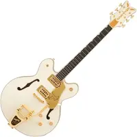 Gretsch Grestch Falcon Center Block LTD with String-Thru Bigsby and Gold Hardware EB Vintage White