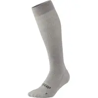 Cep Flight Socks Tall, løpesokker, herre, lysegrå
