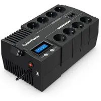 Cyberpower Br1000elcd-fr Line-interactive 1kva Ups Med 8 Uttak 600w