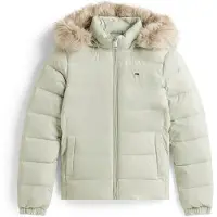 Tommy Hilfiger for woman. DW0DW18312 Bright green quilted down jacket (M), Casual, Nylon