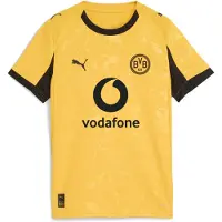 Puma Borussia Dortmund 25/26 Cup Jersey Youth, Clothing, Yellow Sizzle/Black, 11-12Y