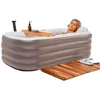 Pro Airtub - Oppblåsbar badekar for voksne - Space Grey