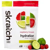 Skratch Labs Hydration Sport Drink Mix Caffeine Energidrikkpulver Bringebærlimonade 440g
