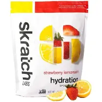 Skratch Labs Hydration Sport Drink Mix Energidrikkpulver Jordbær Sitronade 1.32kg